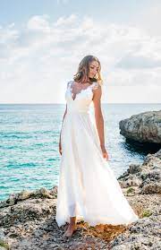 Falten knielange baumwolle u ausschnitt schicke kleider. Lizzy Zauberhaftes Vintage Brautkleid Aus Baumwolle Torrox Hamburg Brautmode Hochzeitskleider Abendkleider