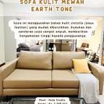 Rekomendasi Sofa Kulit Mewah Warna Coklat untuk Ruang Tamu
