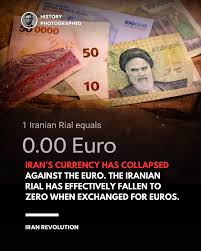 Iran's currency collapses to zero against euro