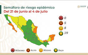 Reapertura en cdmx plan gradual hacia la nueva normalidad en la ciudad de méxico ciudad de méxico, mayo 2020. Semaforo Covid Cdmx Pasa A Amarillo Se Mantiene 60 Del Pais En Verde Aristegui Noticias