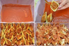 Conchiglioni Ripieni Al Forno Ricetta Ricette Idee Alimentari Ricette Di Cucina