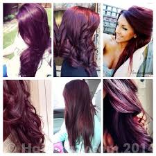 With your applicator brush or with your gloved finger pull the hair dye down from the roots towards the end of the hair. Plum Hair Google Search Magenta Hair Plum Hair Loreal Hair Color