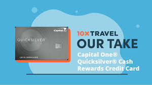 Apply for the capital one quicksilver for good credit cash rewards credit card. Capital One Quicksilver Cash Rewards Credit Card 10xtravel