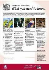 It's the law poster, available for free from osha, informs workers of their rights under the occupational safety and health act. Health And Safety At Work Act 1974 Poster