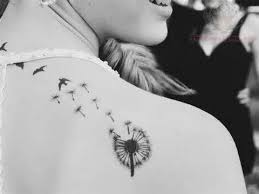 Small Birds In Flight Tattoo Image Detail For Small Birds Flying Tattoo Dandelion Tattoo Neck Tattoo Dandelion Tattoo Design