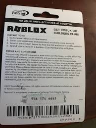 Pin Robux Gift Card