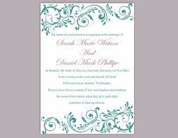Wedding Invitation Template Download Printable Wedding Etsy Diy Wedding Invitations Templates Instant Download Wedding Invitations Marriage Invitation Templates