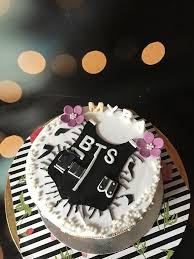 Tortas de bts con el nuevo logo. Bts Theme Cake By Thebakersgallery Bts Cake Themed Cakes Cake