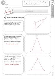 Tous ces exercices sont à télécharger grauitement au format pdf afin de pouvoir être imprimés.voici la liste des exercices corrigés pour ce niveau cinquième. Cm1 Exercices Les Triangles Isoceles Equilateral Rectangle