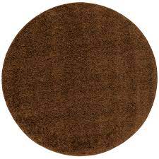 Moderner hochflor teppich rund in braun. Pergamon Hochflor Langflor Teppich Aloha Rund Braun 80x80 Cm Galeria Karstadt Kaufhof
