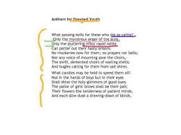 Anthem For Doomed Youth Wilfred Owen Youtube Poem Analysis Wilfred Owen Oxford Books
