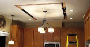 4.3 out of 5 stars. Replacing Updating Fluorescent Ceiling Box Lights With Ceiling Molding Kitchen Lighting Fluorescent Light Fixture Ceiling