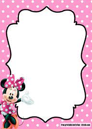 Free Minnie Mouse Kids Polkadot Invitation Templates Minnie Mouse Invitations Minnie Mouse Birthday Invitations Minnie Mouse Birthday