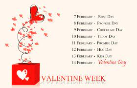 Valentine Week 2021 With Dates Full List February Days 7th To 14th Feb Valentines day 2020 is on friday, february 14, for americans a day express romantic love by going out to dinner, or giving cards, and flowers to a loved the day originated as a christian feast honoring an early saint in the church called valentinus and over the years has gradually changed to become a. valentine week 2021 with dates full