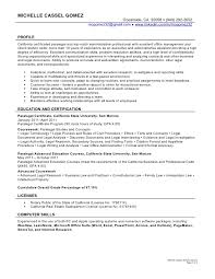 paralegal resume