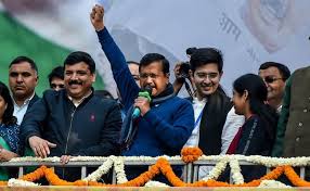 Delhi Election Results 2020 Win For Bharat Mata Says Arvind Kejriwal After Big Delhi Victory