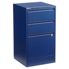 File away your important papers with a stylish touch with the oxford chestnut file cabinet. Bisley Oxford Blue 2 3 Drawer Locking Filing Cabinets The Container Store