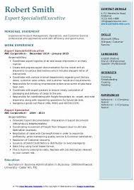 This resume example is a great representation of what a hiring manager is looking for in a import export specialist resume. Export Specialist Resume Samples Qwikresume