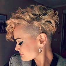 Amazing short edgy hairstyles for women. Pin By Dani Wolff On Frisuren Und Farben Thick Hair Styles Short Hair Styles Curly Hair Styles Naturally