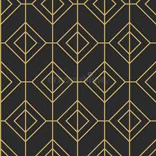 Vector Geometric Elegant Seamless Pattern Mid Century Gold And Black Minimal Ornament Stock Vector Illustration Of Paper Repeat 156626656 Birds cross stitch pattern download retro mid century modern style easy embroidery needlepoint for beginners midcenturymaude.