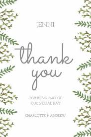 Choose from a variety of styles in our extensive collection, all printed on premium papers with gorgeous colors. Design Your Own Wedding Thank You Card From 60 Templates