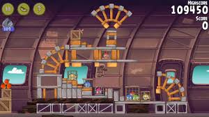 In the game, he first appears chained with jewel but can be played as himself when jewel is captured. Angry Birds Rio Smugglers Plane All Levels Mighty Eagle Any