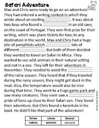 Phonics is like an adventure. Ture Decodable Reading Passages Level 3 Unit 14 Ture Tion Tu Ci Ti