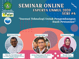 Teori difusi inovasi menyatakan bahwa inovasi disebarkan melalui jalur tertentu sepanjang waktu dan dalam suatu sistem sosial tertentu. Seminar Online Seri 4 Inovasi Teknologi Untuk Pengembangan Hasil Pertanian Fakultas Pertanian