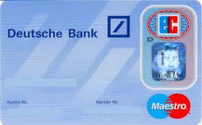 It had a yearly fee of 20 euro,no start up fees. Bank Card Deutsche Bank Ec Maestro 04 Deutsche Bank Germany Federal Republic Col De Ms 0011 02