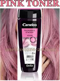 Hair toner works best on pale yellow hair tones and does not work well on brassy yellows or oranges. Delia Pink Hair Toner Rinse Colour Blond Grey Bleached Hair 200ml 5901350463932 Ebay