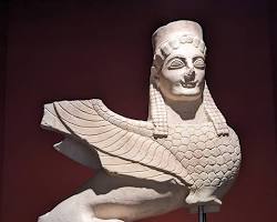 Image of painting of the Sphinx, showcasing its artistic representation throughout history