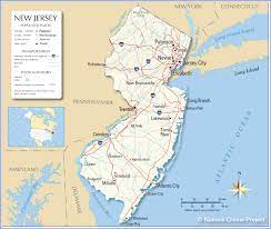 So we did some number crunching to find out. Map Of The State Of New Jersey Usa Nations Online Project