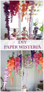 See more ideas about paper flowers, flower template, hanging paper flowers. Hanging Wisteria Paper Flowers Wisteria Templates Diy Pattern Svg Files Paper Flowers Purple Wisteria Flowers Wedding Flowers Paper Flowers Diy Paper Flowers Flower Diy Crafts