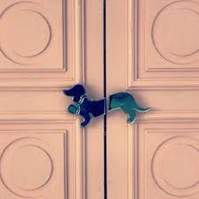 long dog door handles at the peter alexander store crown casino melbourne dogdoor dog door dachshund love wiener dog
