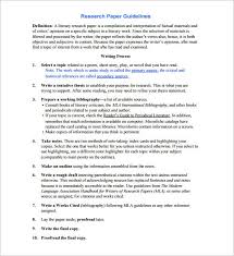 A research paper checklist is an essential tool because the task of putting together a. 8 Research Outline Templates Pdf Doc Free Premium Templates
