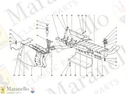 Ferrari 308 engine competition cylinder head intake exhaust camshafts_pair_gt4. 013 Exhaust System Parts Diagram For Ferrari 308 Gt4 Dino 1976 Maranello Classic Parts