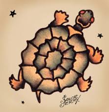 Sailor Jerry Turtle Traditional Tattoo Sailor Jerry Tattoo Flash Sailor Jerry Tattoos Sailor Tattoos