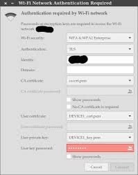 Networking Wpa2 Enterprise Eap Tls Connect Button Grayed Out Ask Ubuntu