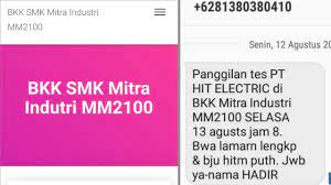 Saat pendaftaran bkk online dan bkk online smk mitra industri. Cara Daftar Online Bkk Smk Mitra Industri Mm2100 Youtube