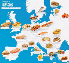 Street Food Map Of Europe Food Map Street Food Food Europe