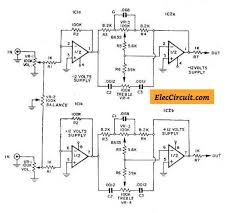 3 Bass Mid Treble Tone Control Circuits Projects Using Ne5532 Alto Falante Diagrama De Circuito Electrical Circuit Diagram Circuit Diagram Circuit Projects
