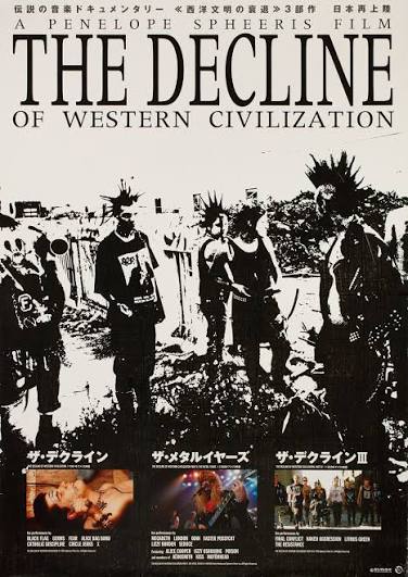 The Decline of Western Civilization / The Decline of Western Civilization  Part II: The Metal Years / The Decline of Western Civilization Part III  Original R2000s Japanese B1 Movie Poster - Posteritati