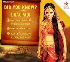 Development and production of the project. Starplus On Twitter Here S Some Trivia About Paanchaal S Rajkumari Mahabharat Aaj Raat 8 Baje Starplus Aur Disney Hotstar Par Https T Co Sfamfccesb Join Draupadiswayamvar S Facebookwatchparty With The Mahabharat Cast On 30th April Thursday At