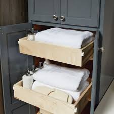 Our guest bath has a 36 vanity and a 28.5 linen closet. Concealed Drawers Bath Vanity Accessory Bertch Cabinet Manufacturi