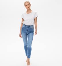 Jeans & jeggings grande taille. Jean Skinny Taille Haute Emile Jean Moyen Jeans Femme Promod