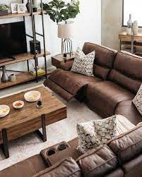 Air leather sectional recliner sofa with coffee table reclining sectional sofas. 54 Awesome Diy Coffee Table Projects 13 Gentileforda Com Leather Couches Living Room Brown Living Room Living Room Leather