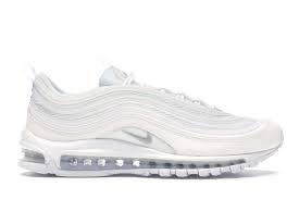 Nike Air Max 97 Triple White Wolf Grey In 2020 Nike Air Max 97 Nike Air Max Air Max
