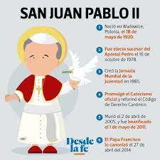 115 Me Gusta 1 Comentarios Josely Abreu Delamanodejesusymaria En Instagram Hoy Celebramos A San Juan Pablo Ii Juan Pablo Ii San Juan Pablo Ii Catecismo