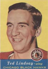 Ted Lindsay Chicago Blackhawks 1957/58 Topps Base #21