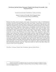 Jurnal masalah tingkah laku pelajar. Pdf Pendekatan Spiritual Dalam Menangani Tingkah Laku Remaja Bermasalah Satu Tinjauan Literatur Saeidah Syamielah Academia Edu